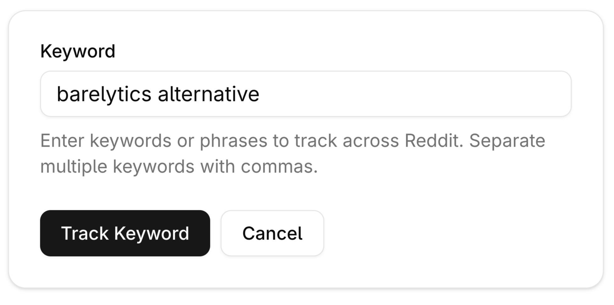 Add keywords
